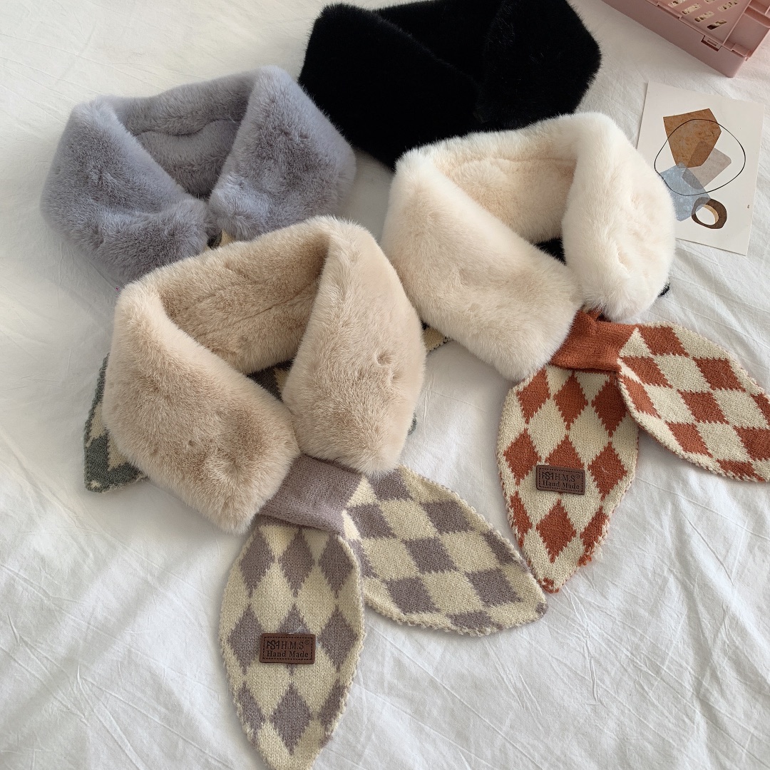 Easy matching nice and warm Hairy rhombus knitted ribbon scarf for women Fast Delivery
Easy matching nice and warm Hairy rhombus knitted ribbon scarf for women Fast Delivery