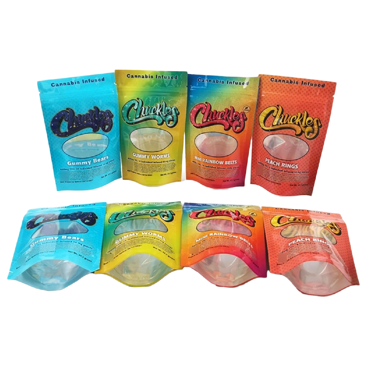 Resealable new designs Chuckles bag stand up pouch edible candy packaging Errlli Dank Medicated Sour Rainbow Runtz gummies LOL Gushers
Resealable new designs Chuckles bag stand up pouch edible candy packaging Errlli Dank Medicated Sour Rainbow Runtz gummies LOL Gushers