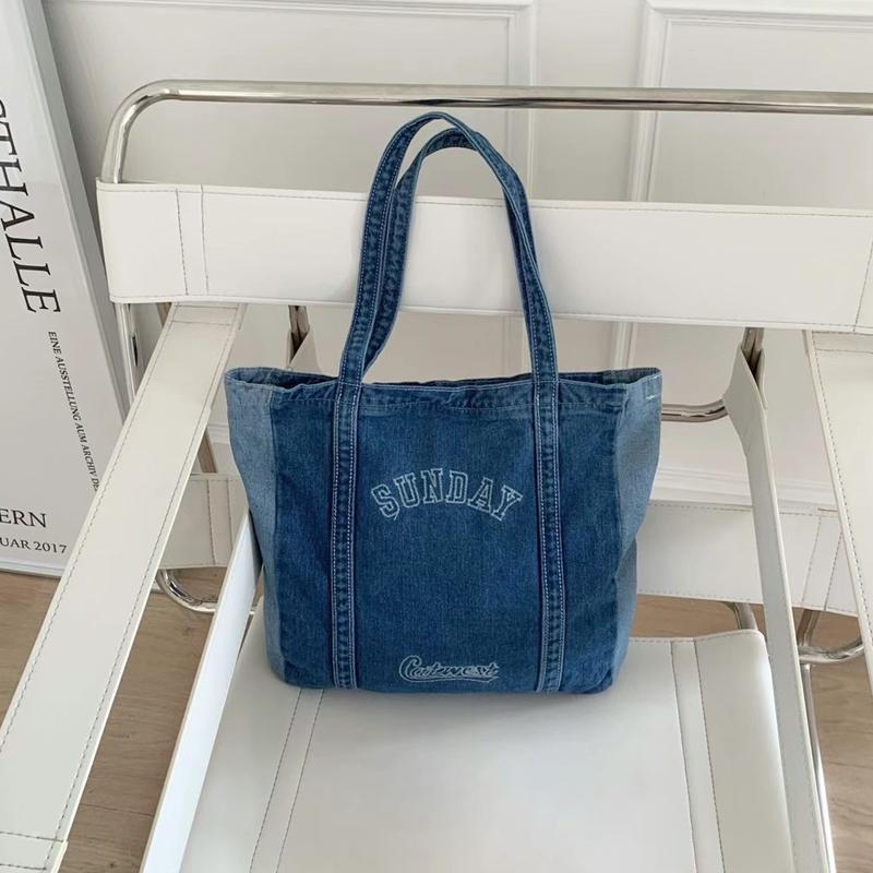 Casual Jeans Women Handbags Large Capacity Middle Shoulder Bag For Woman Chic Denim Letter Youth Tote Whole Sale Cross Body, Blue
Casual Jeans Women Handbags Large Capacity Middle Shoulder Bag For Woman Chic Denim Letter Youth Tote Whole Sale Cross Body, Blue