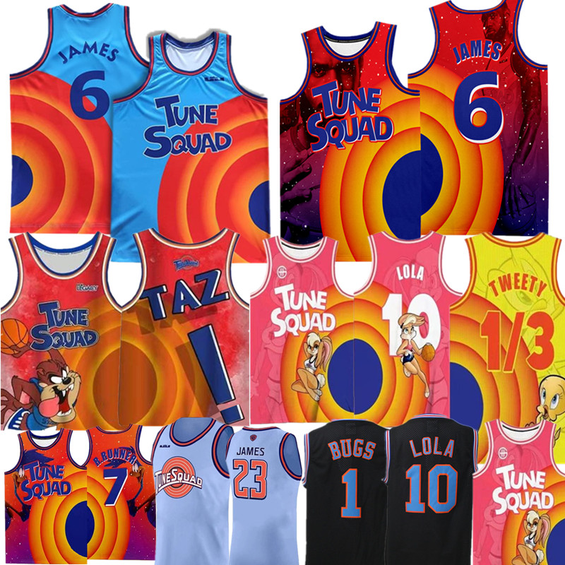 Cheap Movie Space Jam Jersey Tune Squad 6 # 7 R.RUNNER 1 Bugs ! Taz LeBron 10 23 Lola 2 D.DUCK 22 Bill Murray 13 Tweety Jerseys 2021, Ncaa
Cheap Movie Space Jam Jersey Tune Squad 6 # 7 R.RUNNER 1 Bugs ! Taz LeBron 10 23 Lola 2 D.DUCK 22 Bill Murray 13 Tweety Jerseys 2021, Ncaa