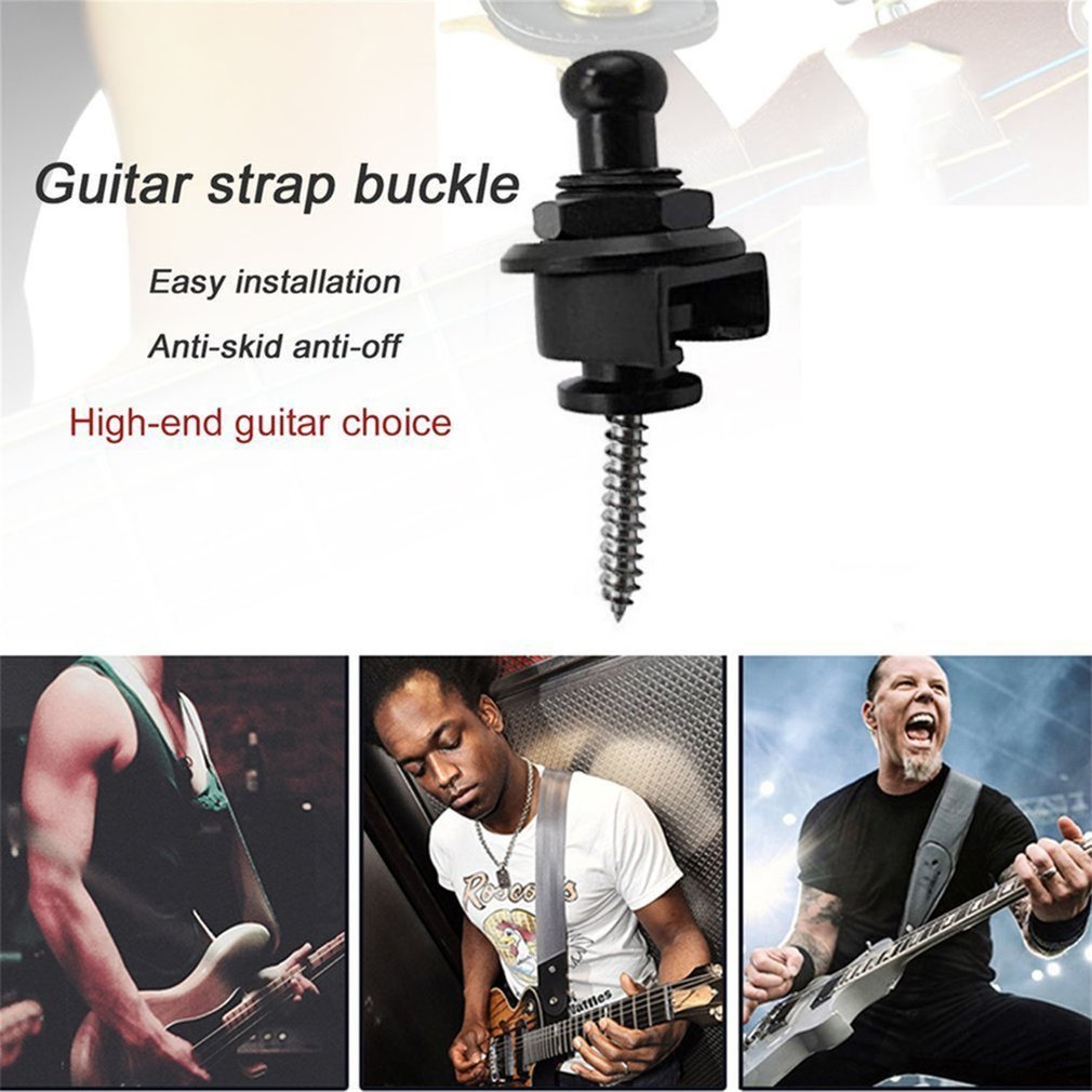 Durable Guitar Practical Guitar Bas Schaller Gesp Slots Buttons Around Head Guitar Accessory Chrome Locking Machine Tuners