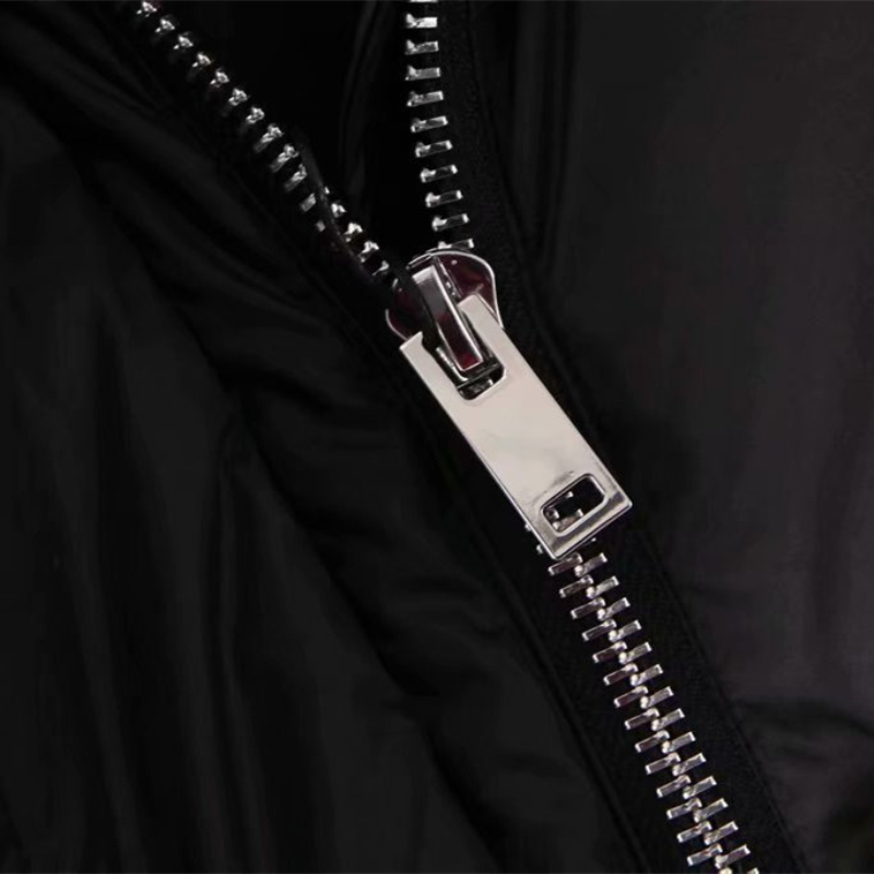 Casual Women Loose Black Hooded Thicken Coat Fashion Winter Ladies Warm Zipper Outerwear Female Cool Oversized Jacket 210515