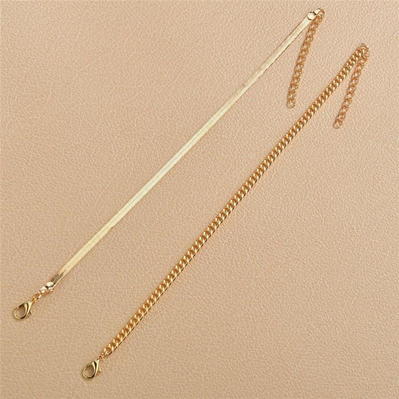 Anklets Fashion Bohemian Gold Snake Link Chain High Quality Punk Ankle Bracelet Women Girl Summer Jewelry Accessories