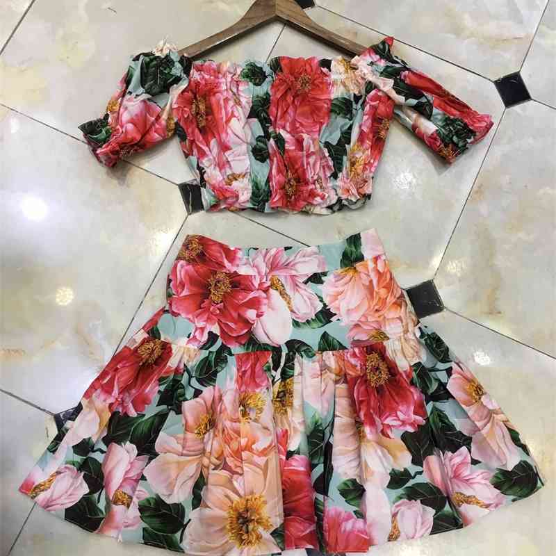 Truevoker Summer Cotton Runway Skirt Set Women's 100% Off Shoulder Peony Print Crop Top + Resort et 210602, Yellow
Truevoker Summer Cotton Runway Skirt Set Women's 100% Off Shoulder Peony Print Crop Top + Resort et 210602, Yellow