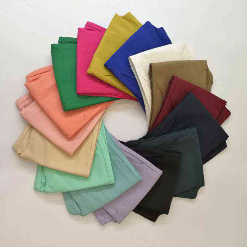 women's casual OL office Pencil Trousers Girls's cute 12 colour Slim Stretch Pants fashion Candy Office 211124Z