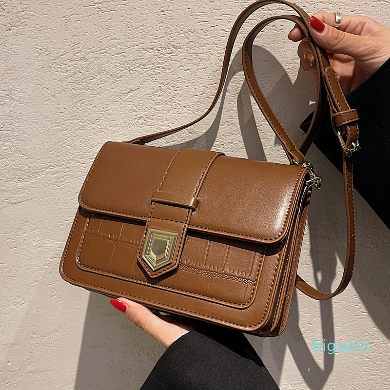 Designer- simple casual female shoulder bags high quality PU leather handbag ladies bandbag messenger bag, Coffee
Designer- simple casual female shoulder bags high quality PU leather handbag ladies bandbag messenger bag, Coffee