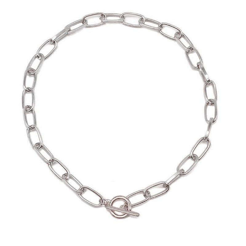 Gold Chunky Chain Choker For Women Geometric Pendant Necklaces Boho Maxi Statement Christmas Gift