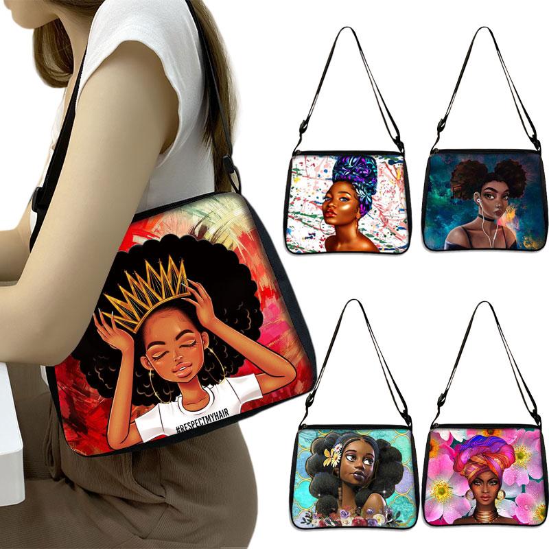 Evening Bags Women's Shoulder Bag Afro Girls Black Women Handbags Reusable Tote High-Quality Shopping Messenger, Yxbsisters03
Evening Bags Women's Shoulder Bag Afro Girls Black Women Handbags Reusable Tote High-Quality Shopping Messenger, Yxbsisters03