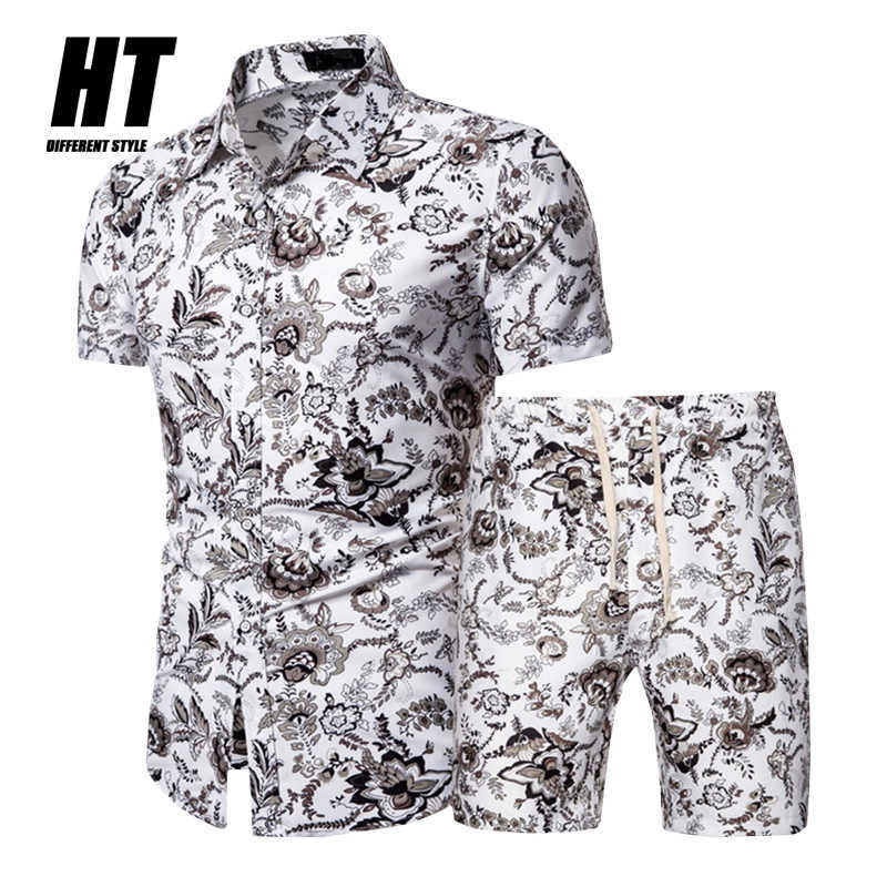 Mens Summer Set Casual Hawaiian Floral Print Shirt Set Men Beach Shorts 2 Piece Suit Breathable Fashion Male Clothing 210603, Dc02
Mens Summer Set Casual Hawaiian Floral Print Shirt Set Men Beach Shorts 2 Piece Suit Breathable Fashion Male Clothing 210603, Dc02