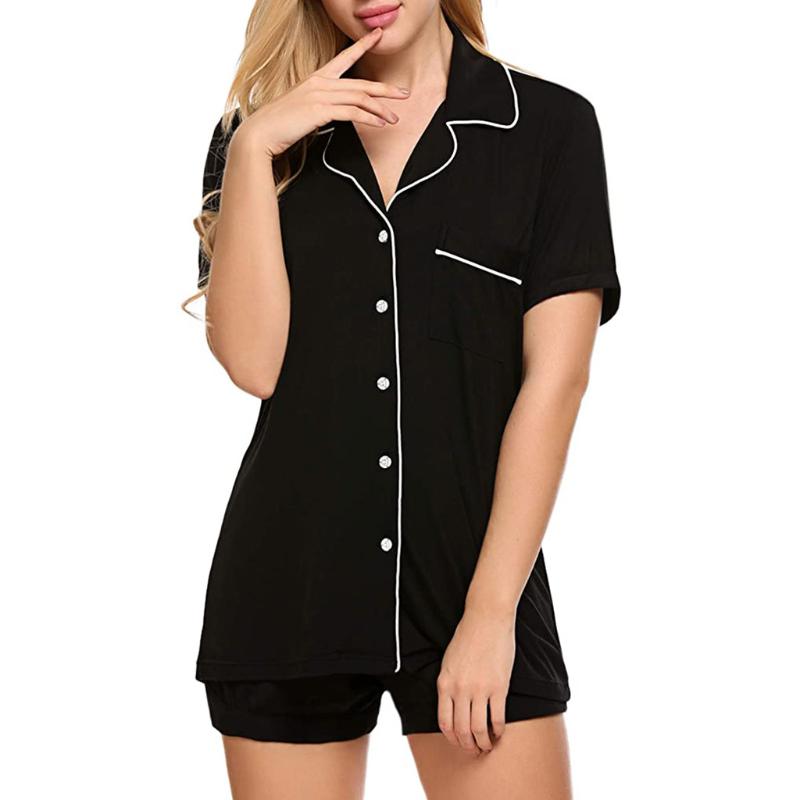 Piece Summer Women Sleepwear Faux Silk Satin Pajamas Set Short Sleeve Suit Female Homewear Two Dress, Gray
Piece Summer Women Sleepwear Faux Silk Satin Pajamas Set Short Sleeve Suit Female Homewear Two Dress, Gray