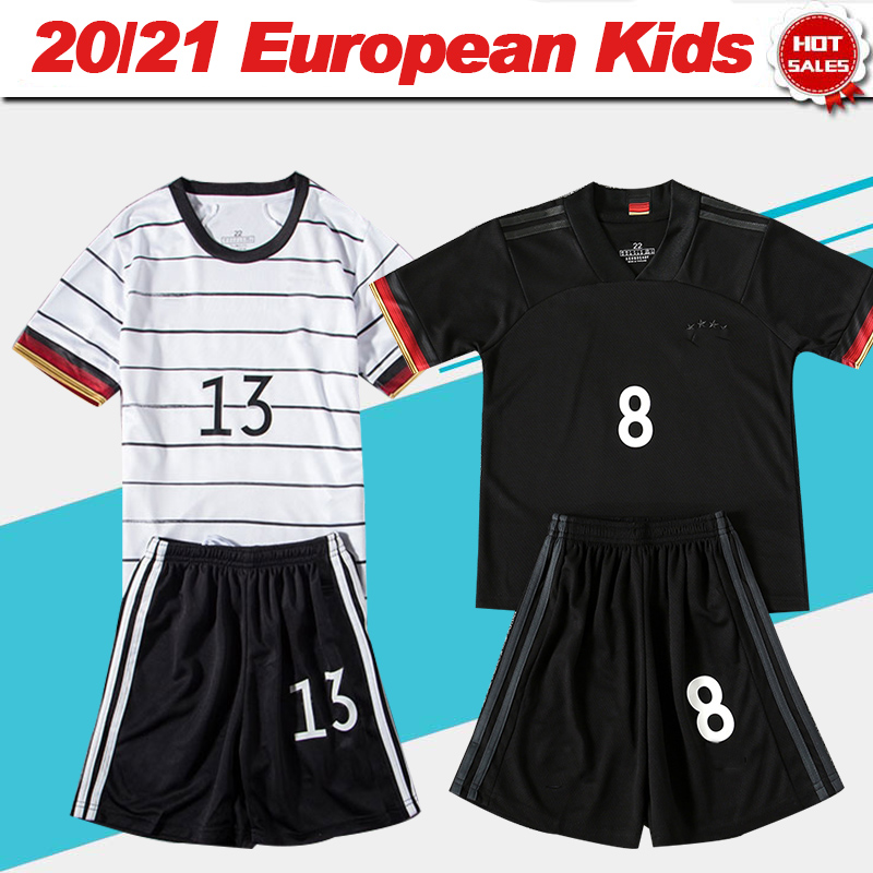 #7 HAVERTZ Soccer Jersey Kids Kit 2021 #10 GNABRY Home White Child Soccer Shirt 21/22 #11 WERNER Away Black Boy Football Uniform, Black;yellow
#7 HAVERTZ Soccer Jersey Kids Kit 2021 #10 GNABRY Home White Child Soccer Shirt 21/22 #11 WERNER Away Black Boy Football Uniform, Black;yellow
