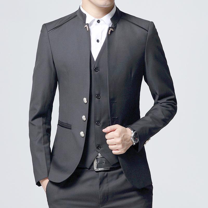 Men's Suits & Blazers 2021 Mens Suit 3 Piece Set Szie S-4XL Wedding Banquet Slim Fit Men For Groom Business ( Jacket Pants + Vest), Gray
Men's Suits & Blazers 2021 Mens Suit 3 Piece Set Szie S-4XL Wedding Banquet Slim Fit Men For Groom Business ( Jacket Pants + Vest), Gray