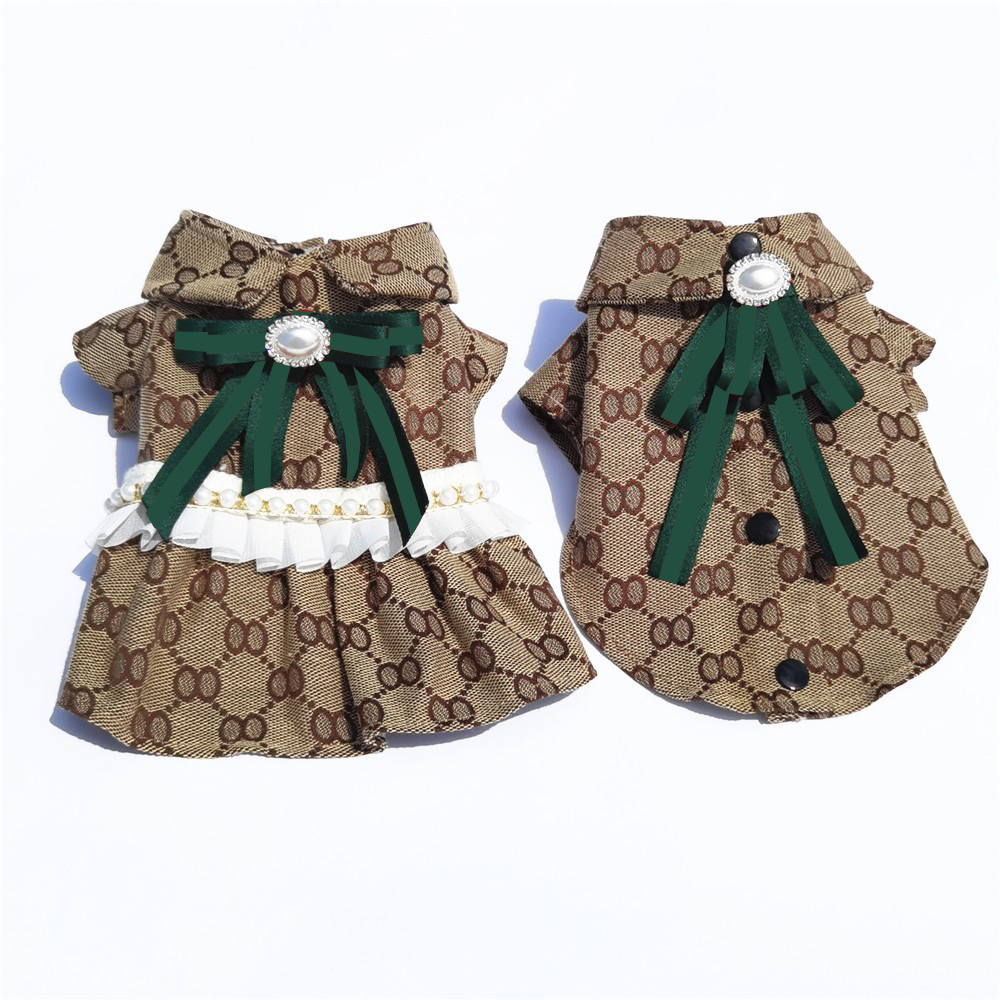 Luxury Pet Dresses Shirt Clothes Bow Ribbon Dogs Sweatshirts Dog Apparel Summer Bulldog Teddy Pets Clothing, As pic
Luxury Pet Dresses Shirt Clothes Bow Ribbon Dogs Sweatshirts Dog Apparel Summer Bulldog Teddy Pets Clothing, As pic
