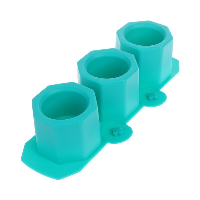 Cement Concrete Succulent Cement Silicone Paint Polygonal mold Flower pot