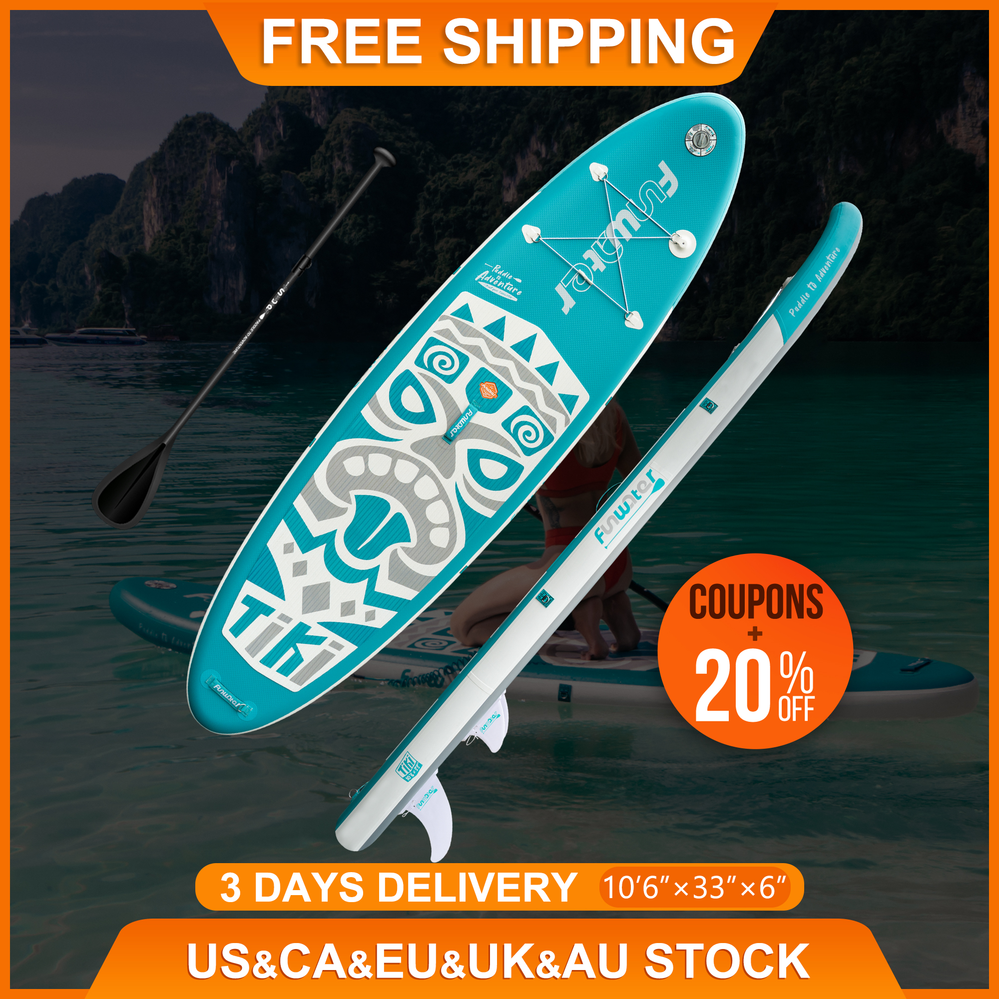 FUNWATER Surfboards paddle board surfboard inflatable Padel stand up paddleboard wholesale Ca eu us warehouse SUP student up surf board water sports
FUNWATER Surfboards paddle board surfboard inflatable Padel stand up paddleboard wholesale Ca eu us warehouse SUP student up surf board water sports