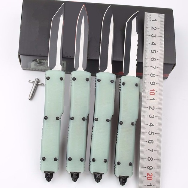 UT70 jade /black G10 D2 double action self defense folding edc knife automatic knife auto knives xmas gift
UT70 jade /black G10 D2 double action self defense folding edc knife automatic knife auto knives xmas gift