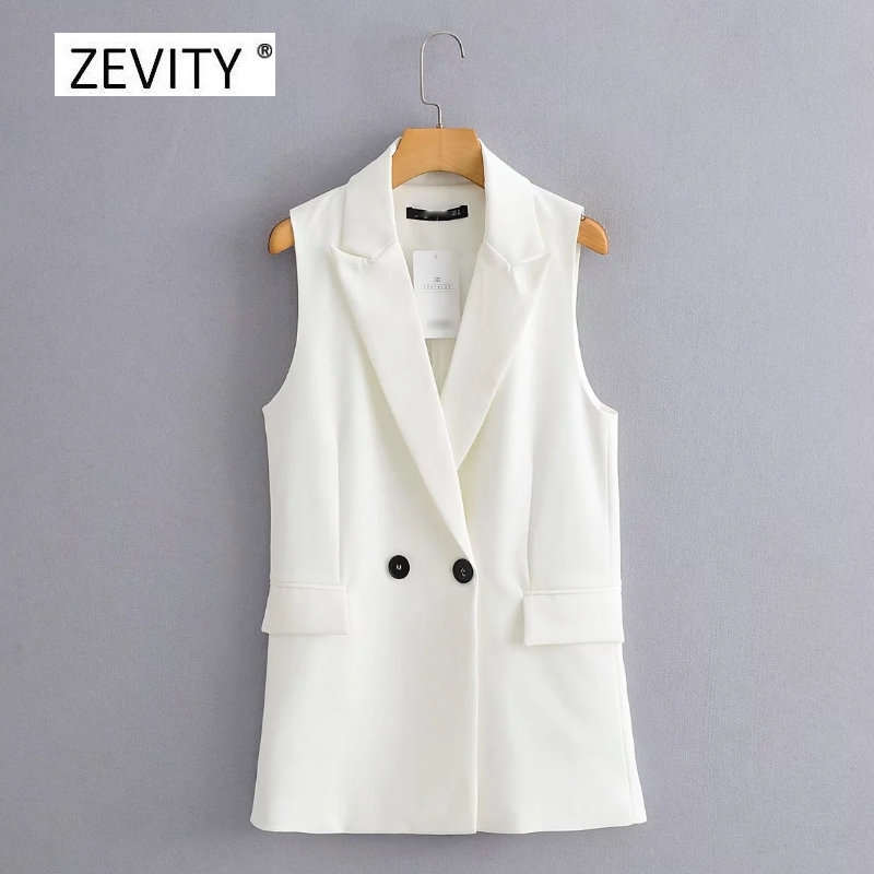New 2021 Women simply sleeveless double breasted vest jacket office ladies wear casual suit waistCoat pockets outwear tops CT514, As pic ct514yg
New 2021 Women simply sleeveless double breasted vest jacket office ladies wear casual suit waistCoat pockets outwear tops CT514, As pic ct514yg