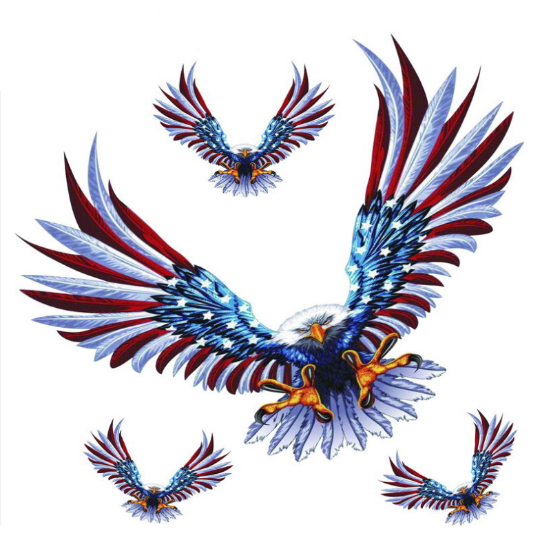 Vehicle Eagles Stickers Animal Graffiti Decals For Luggage Car Motorcycle Skateboard Laptop Front Cover Door Body Gift Decorate