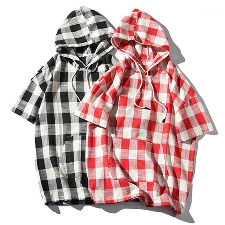 Men's Hoodies & Sweatshirts Summer Short Sleeve Breathable Plaid Linen Hoodie For Men, Khaki
Men's Hoodies & Sweatshirts Summer Short Sleeve Breathable Plaid Linen Hoodie For Men, Khaki