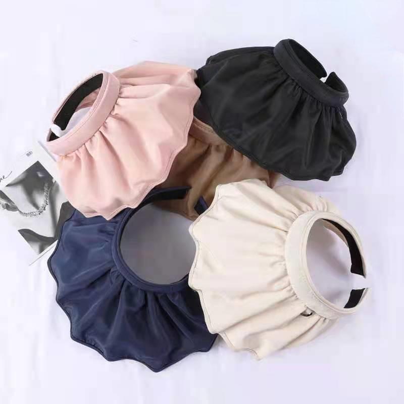 Wide Brim Hats Korean Version Empty Top Hat Women's Hair Hoop Hairpin Horsetail Sunscreen Naked Net Red Simple And Versatile Shell, Black
Wide Brim Hats Korean Version Empty Top Hat Women's Hair Hoop Hairpin Horsetail Sunscreen Naked Net Red Simple And Versatile Shell, Black