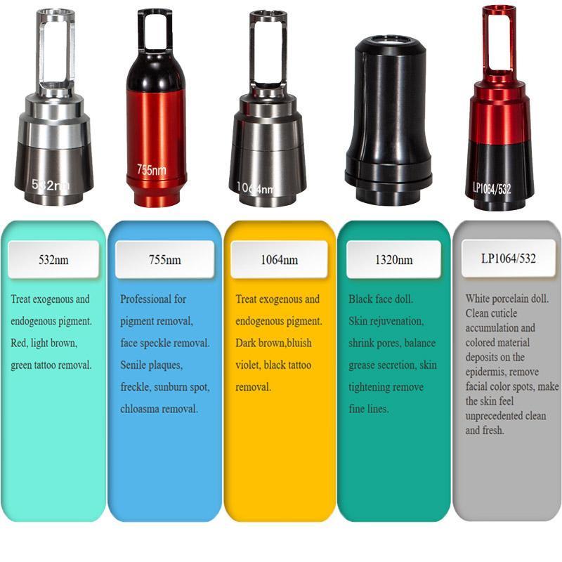 Professional fda q switch nd yag laser tattoo remove dark skin spots picosecond Honeycomb Laser 755 speckle removal machine