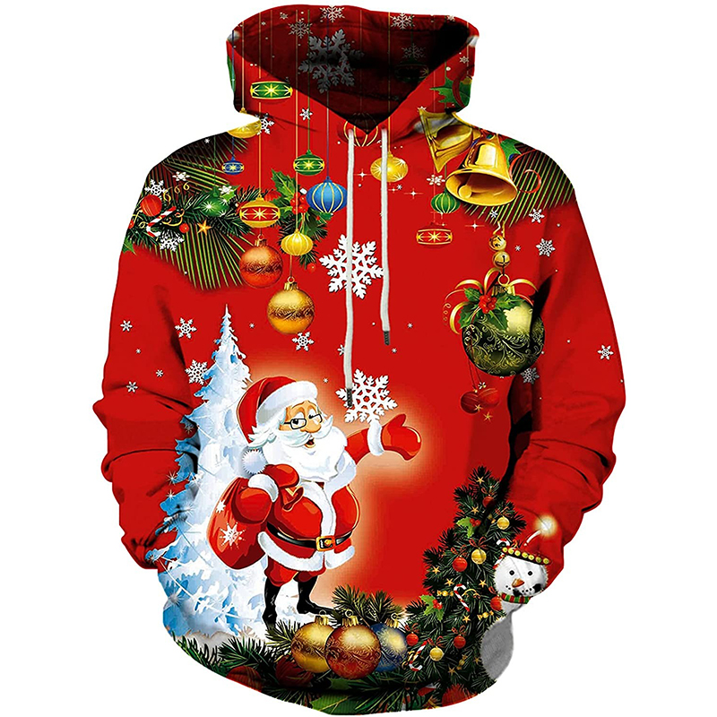 Santa Claus 3D Printing Hoodie Visual Impact Party Top Punk Gothic Round Neck High Quality American Sweater Hoodie, Black
Santa Claus 3D Printing Hoodie Visual Impact Party Top Punk Gothic Round Neck High Quality American Sweater Hoodie, Black