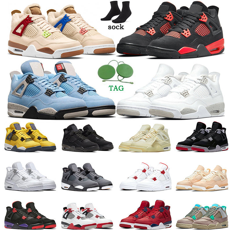 Basketball Shoes 4 4s men trainers Red Thunder Lightning University Blue White Oreo Shimmer Sail Black Cat Pure Money Fire Red Cactus Jack sports sneakers, #1 red thunder
Basketball Shoes 4 4s men trainers Red Thunder Lightning University Blue White Oreo Shimmer Sail Black Cat Pure Money Fire Red Cactus Jack sports sneakers, #1 red thunder