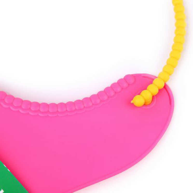 1-pack Adjustable Bib Baby Toddler Gear Bibs Burp Cloths Colorful Easily wipes clean TPE 210528