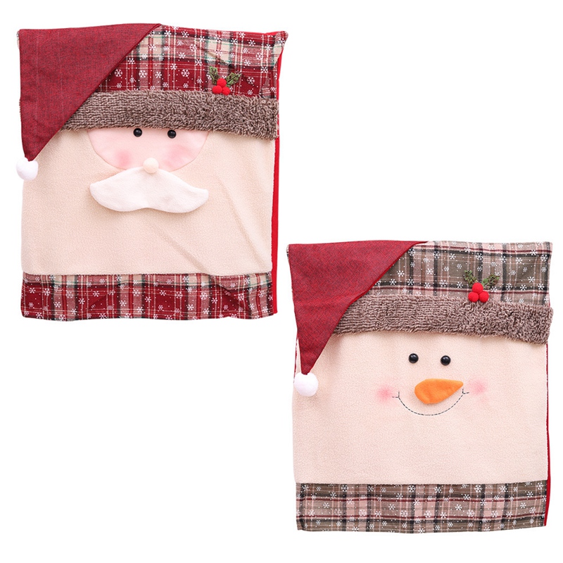 Chair cover Christmas Santa covers for Decor Home Decorations Ornaments Supplies Dinner Table DHL free DH0240 Free shipping