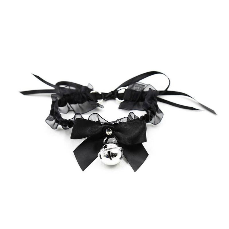 Chokers Adjustable Lace Choker Metal Bell Erotic Women Gothic Necklaces Collar For Girls Cosplay Party Jewelry
Chokers Adjustable Lace Choker Metal Bell Erotic Women Gothic Necklaces Collar For Girls Cosplay Party Jewelry