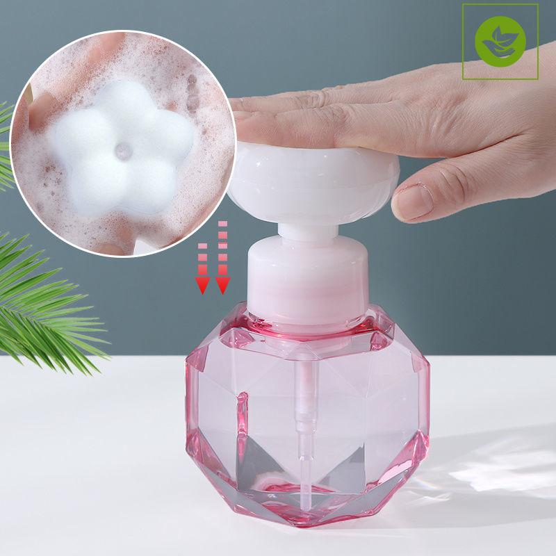 Liquid Soap Dispenser 300ml Flower Shape Foam Foaming Pump Empty Bottle Plastic Clear Hand Sanitizer Shampoo
Liquid Soap Dispenser 300ml Flower Shape Foam Foaming Pump Empty Bottle Plastic Clear Hand Sanitizer Shampoo