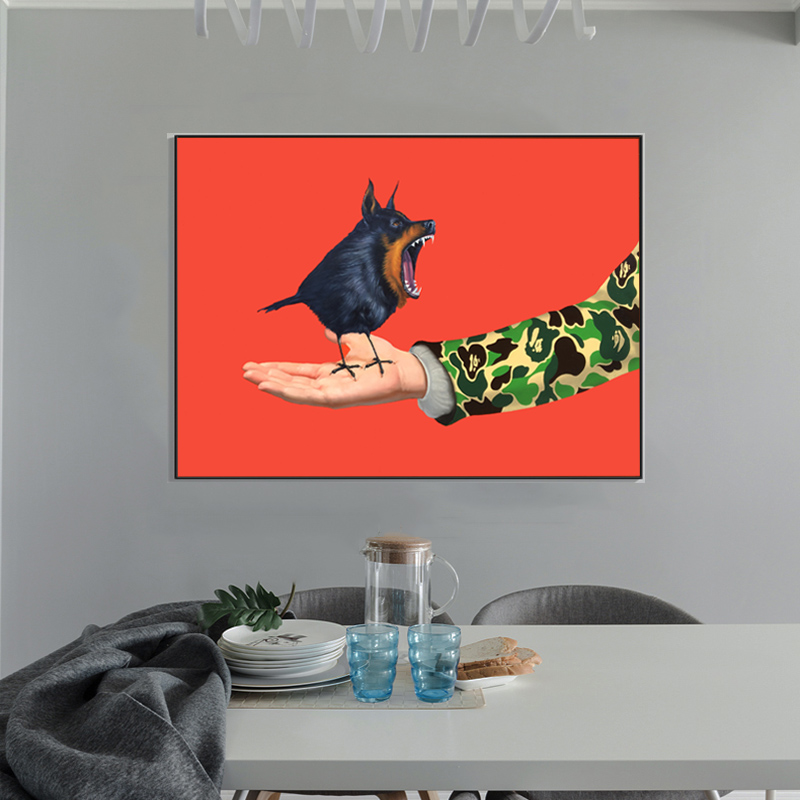 Bird In Hand Posters and Prints Canvas Painting Wall Art For Living Room Wall Pictures Classical Home Decor
