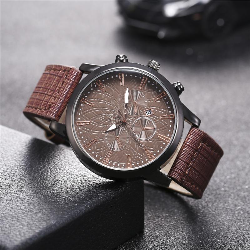 Wristwatches Men Quartz Retro Vintage Fashion Trend Watch Business Casual Belt Wrist-watch Leather Buckle, Z197-3
Wristwatches Men Quartz Retro Vintage Fashion Trend Watch Business Casual Belt Wrist-watch Leather Buckle, Z197-3