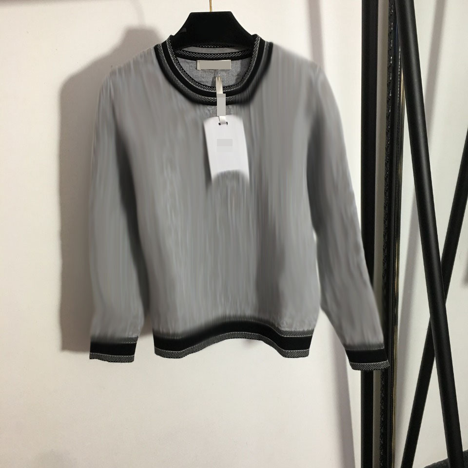 929 2021 Autumn Brand Same Style Top Long Sleeve Crew Neck Pullover White Gray High Quality Women Clothes meiyi
929 2021 Autumn Brand Same Style Top Long Sleeve Crew Neck Pullover White Gray High Quality Women Clothes meiyi