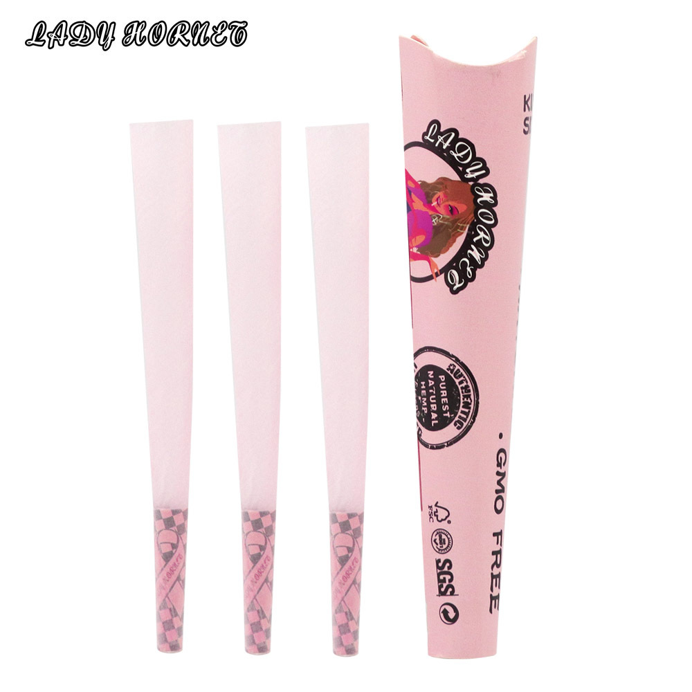 HORNET 110MM Pink Paper LADY HORNET Tapered Finished Horn Tube Rolling Paper Smoke Pipe King Size for Tobacco Cigarette holder
HORNET 110MM Pink Paper LADY HORNET Tapered Finished Horn Tube Rolling Paper Smoke Pipe King Size for Tobacco Cigarette holder