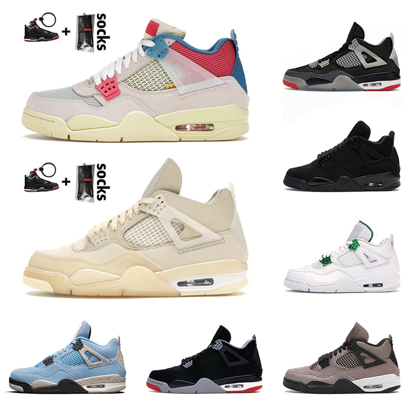 Top Fashion Men Women Basketball Shoes 4 4s IV Sail Off Guava Ice Black Cat Bred Green Metallic Jumpman White Cement Trainers Sneakers
Top Fashion Men Women Basketball Shoes 4 4s IV Sail Off Guava Ice Black Cat Bred Green Metallic Jumpman White Cement Trainers Sneakers