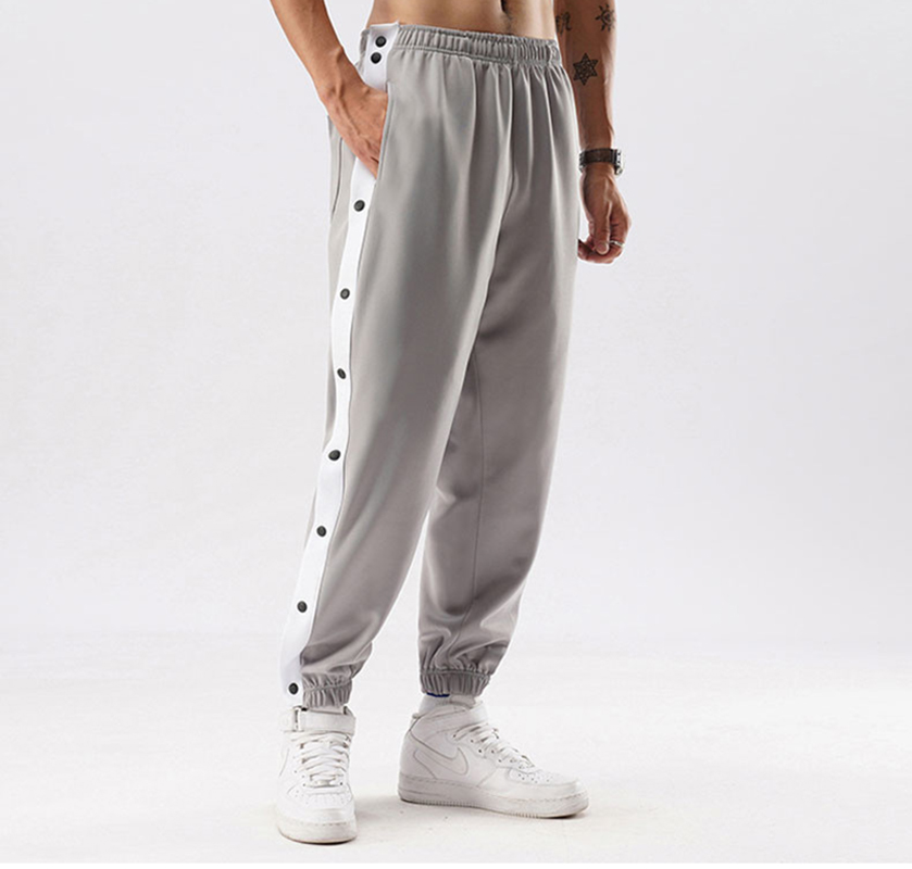 button streetpants side sports pants men's loose casual pant sport Leggings fog style trousers, Black
button streetpants side sports pants men's loose casual pant sport Leggings fog style trousers, Black