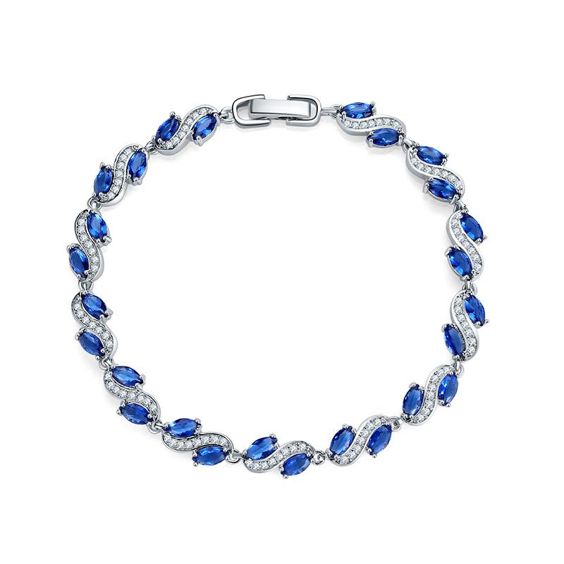 Link, Chain MOONROCY Silver Color CZ Bracelets Cubic Zirconia Blue Crystal Jewelry Wholesale Drop Waterdrop For Women Girls Gift
Link, Chain MOONROCY Silver Color CZ Bracelets Cubic Zirconia Blue Crystal Jewelry Wholesale Drop Waterdrop For Women Girls Gift