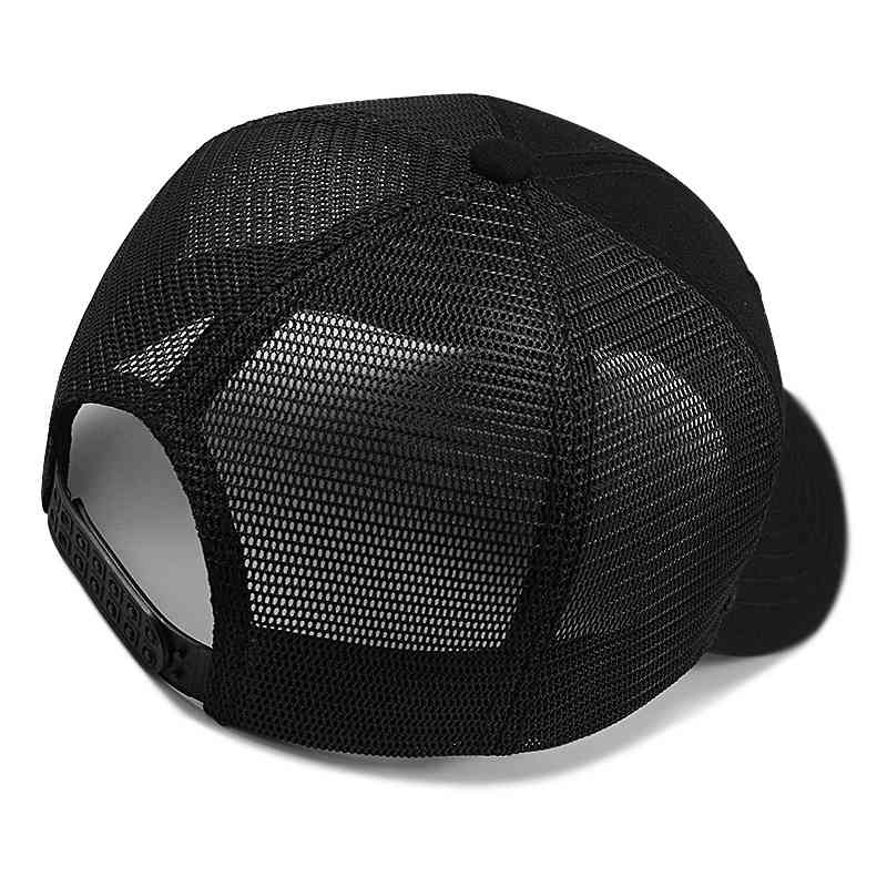 Big Head Man Plus Size Baseball Cap Men Summer Cotton Mesh Trucker Hat Male 3d Large Size Hats 56-60cm 60-68cm 220209
