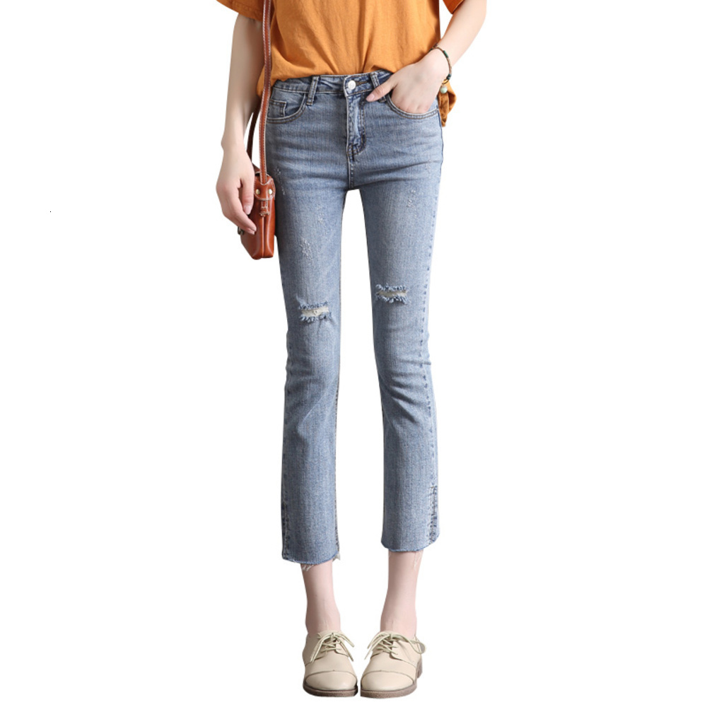 Women's Jeans Spring Summer Pants Women Casual High Waist Skinny Stretch Ripped Hole Split Denim Trousers Pantalon Femme VVQ, Nine blue pants
Women's Jeans Spring Summer Pants Women Casual High Waist Skinny Stretch Ripped Hole Split Denim Trousers Pantalon Femme VVQ, Nine blue pants