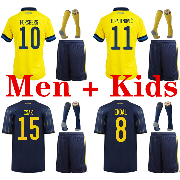2021 EURO Sweden National Team soccer jerseys IBRAHIMOVIC HELANDER KULUSEVSKI FORSBERG ISAK BERG EKDAL MILOSEVIC GUIDETTI LARSSON men kids football shirts, Color 1
2021 EURO Sweden National Team soccer jerseys IBRAHIMOVIC HELANDER KULUSEVSKI FORSBERG ISAK BERG EKDAL MILOSEVIC GUIDETTI LARSSON men kids football shirts, Color 1
