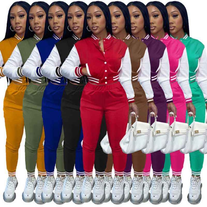 Designer Fall Women Baseball Jackets Set Tracksuits 2 Two Piece Sweatpants Outfits Sweatsuits Sport Joggers Pants Varsity Suits JCK, Option for extra fee
Designer Fall Women Baseball Jackets Set Tracksuits 2 Two Piece Sweatpants Outfits Sweatsuits Sport Joggers Pants Varsity Suits JCK, Option for extra fee