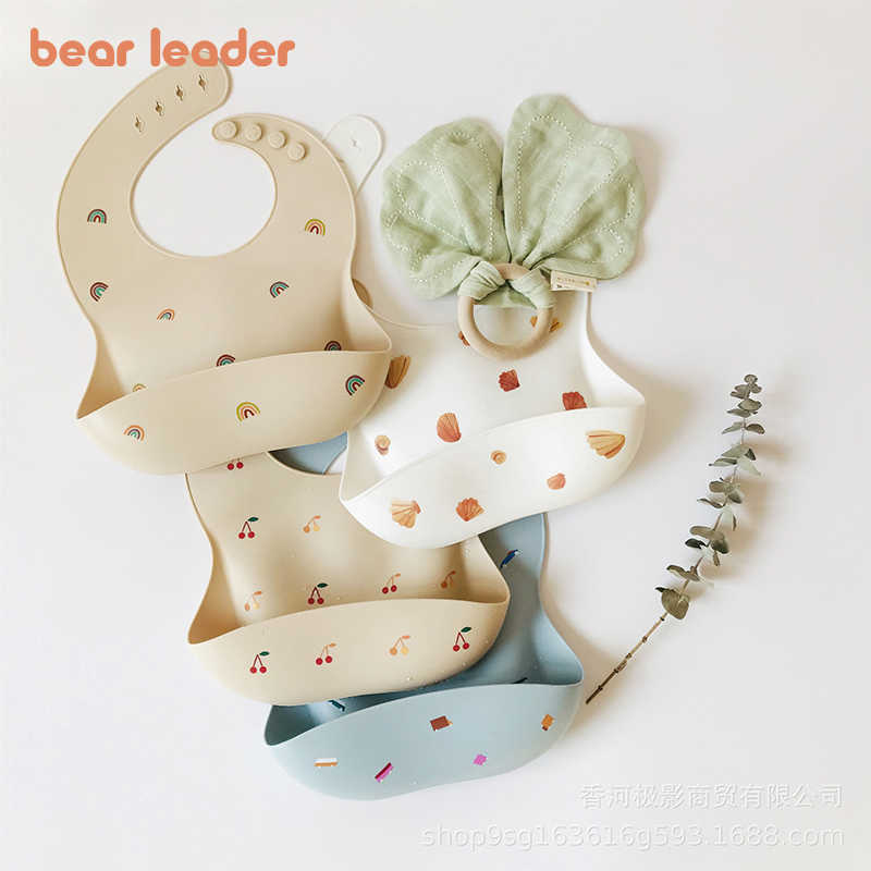 Bear Leader Toddler Baby Silica Gel Bibs Fashion born Girls Boys Cartoon Floral Pattern Burp Infant Baby Kids Accessories 210708
Bear Leader Toddler Baby Silica Gel Bibs Fashion born Girls Boys Cartoon Floral Pattern Burp Infant Baby Kids Accessories 210708