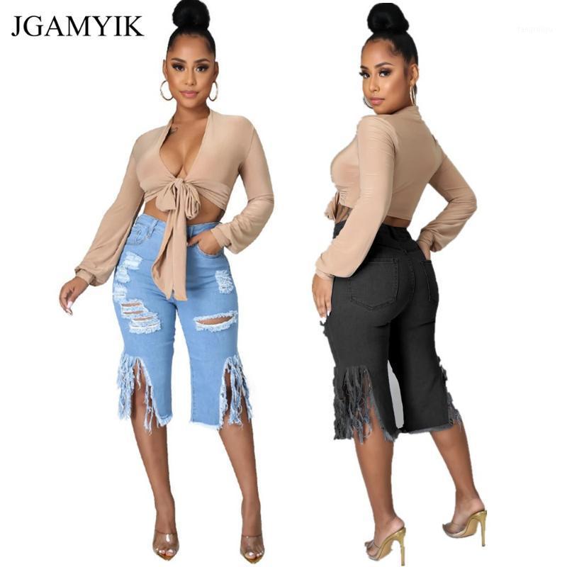 Women's Jeans JGAMYIK Tassel Ripped Women High Waist Capris Plus Size Bermuda Denim Shorts Streetwear Black S-3XL, Blue
Women's Jeans JGAMYIK Tassel Ripped Women High Waist Capris Plus Size Bermuda Denim Shorts Streetwear Black S-3XL, Blue