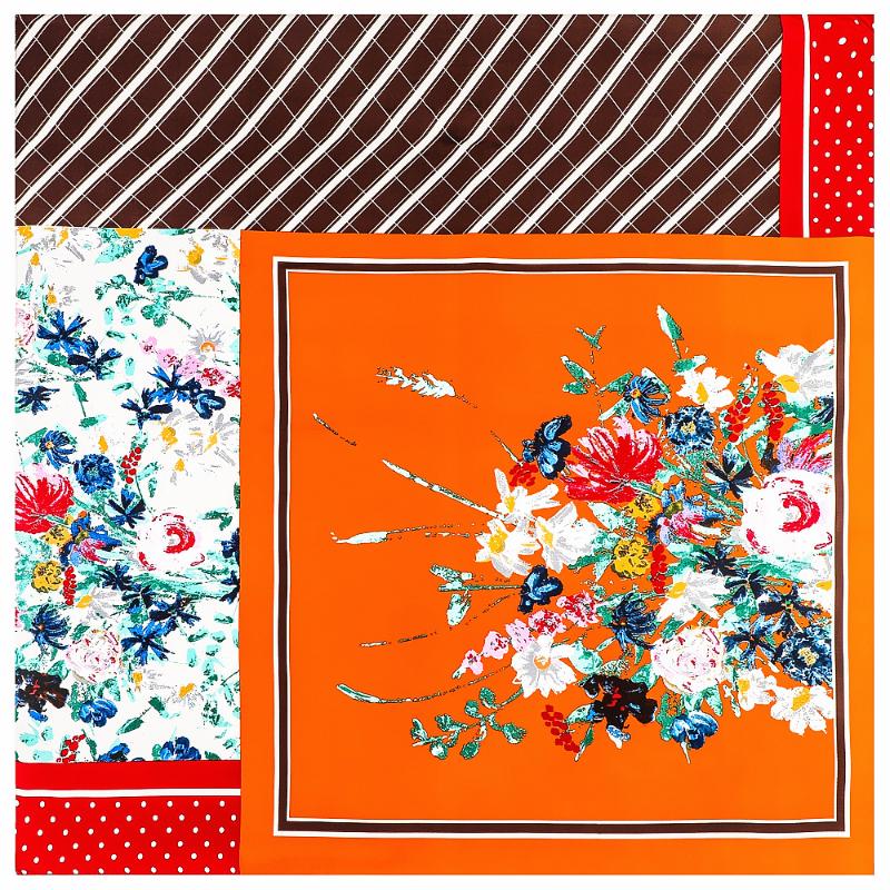 Scarves 130cm Design Floral Brand Big Square Scarf Luxury Twill 100% Silk Women Fashion Shawl Echarpe Kerchief For Ladies, Blue;gray
Scarves 130cm Design Floral Brand Big Square Scarf Luxury Twill 100% Silk Women Fashion Shawl Echarpe Kerchief For Ladies, Blue;gray