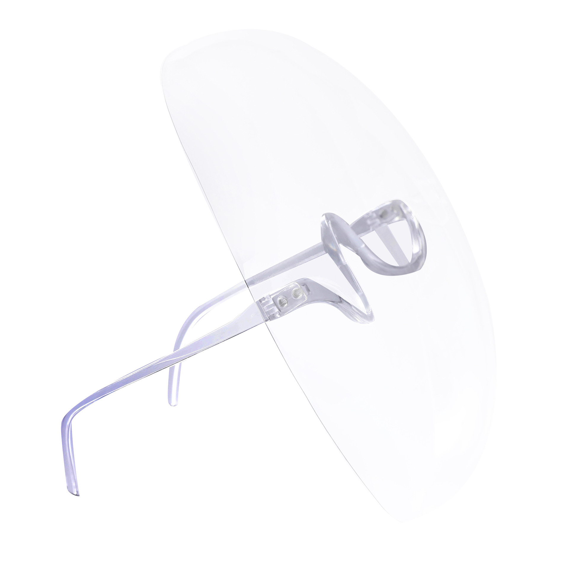 Extended PC transparent full face protective space mask plastic riding Vue shield