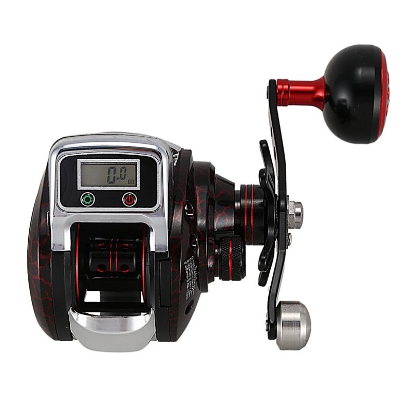 

Baitcasting Reels Lie Yu Wang Ls3000 Digital Counting Wheel Bait Casting Reel Rate Ratio 6.3:1 14+1Bb Max Drag 5Kg Large Throwing Red Fishin