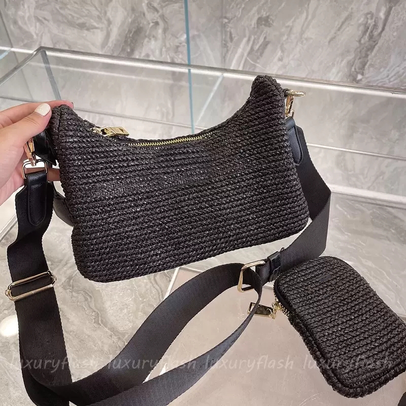 2021 Straw Crossbody Bag High Quality Nylon Waterproof Chain Wide Shoulder Strap Fashion HOBO Designers Luxurys Coin Purse 2pcs, Box(not sale separately)
2021 Straw Crossbody Bag High Quality Nylon Waterproof Chain Wide Shoulder Strap Fashion HOBO Designers Luxurys Coin Purse 2pcs, Box(not sale separately)