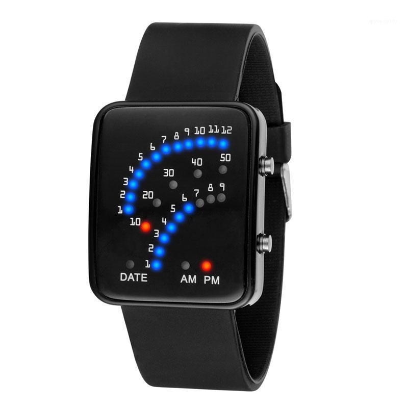 Electronic Wrist Watch Sector Binary Digital Waterproof Fashion Unisex Couple Watches NIN668 Wristwatches, White
Electronic Wrist Watch Sector Binary Digital Waterproof Fashion Unisex Couple Watches NIN668 Wristwatches, White
