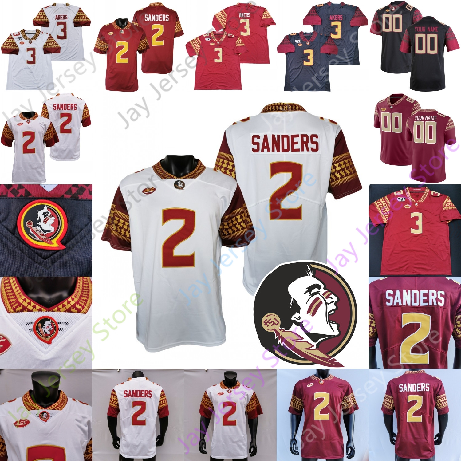 FSU Florida State Football Jersey NCAA College McKenzie Milton Deion Sanders Jameis Winston Helton Corbin Travis Treshaun Ward Douglas Jermaine Johnson II, Red
FSU Florida State Football Jersey NCAA College McKenzie Milton Deion Sanders Jameis Winston Helton Corbin Travis Treshaun Ward Douglas Jermaine Johnson II, Red